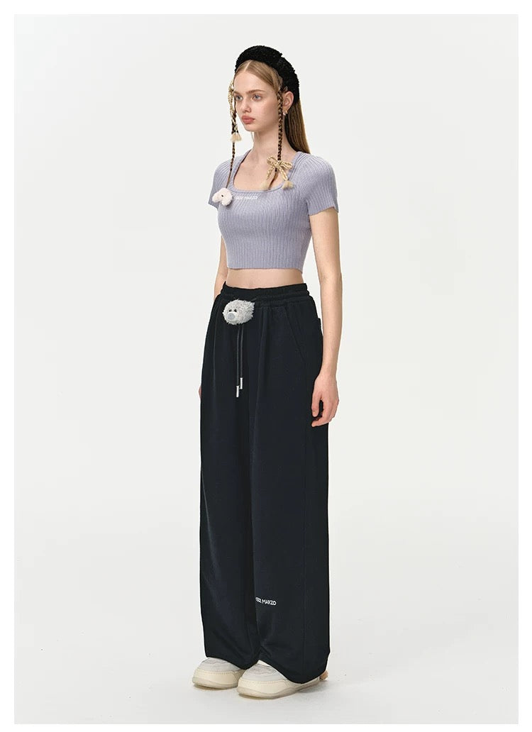 13DE MARZO Bear Laced Casual Pants - 13DE MARZO