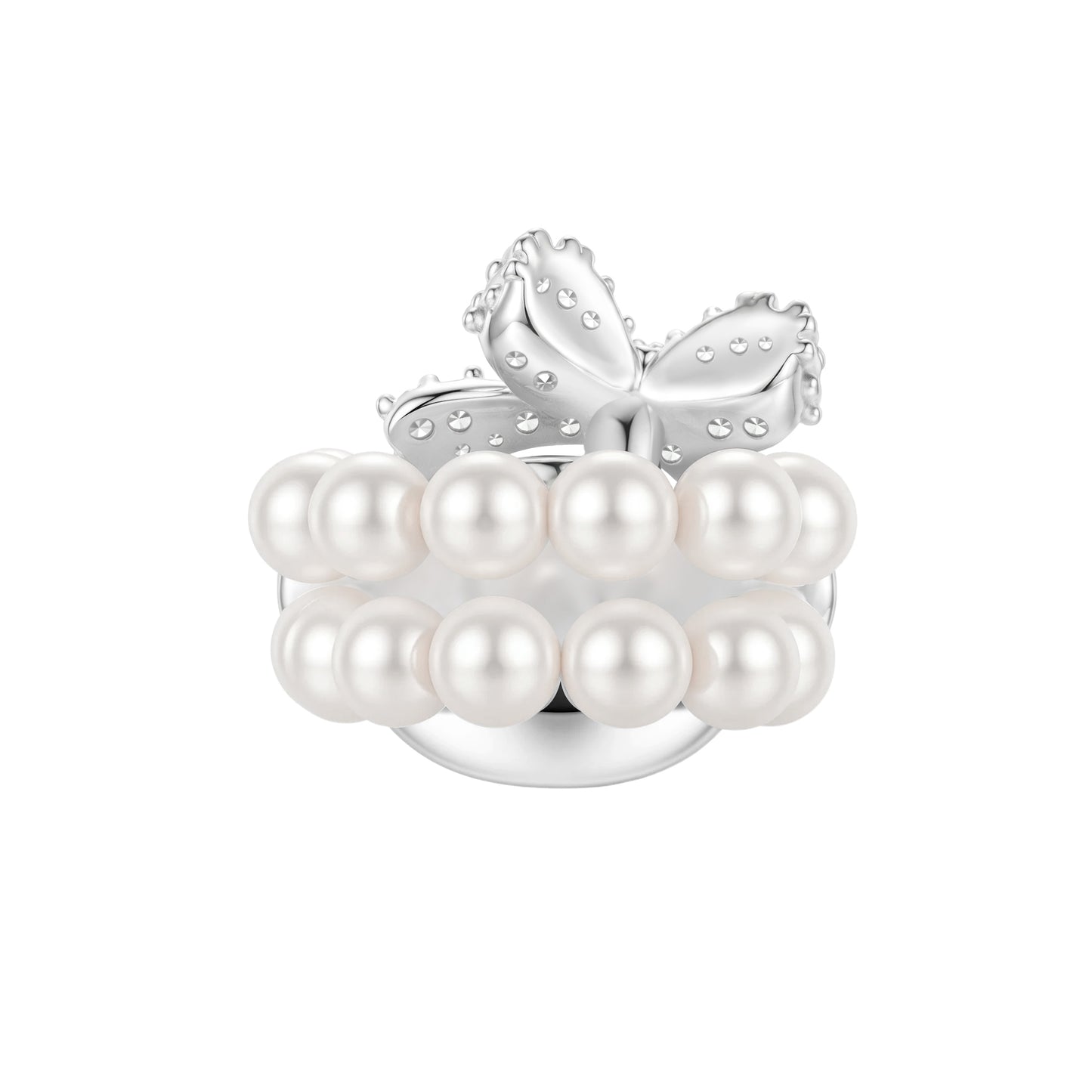 13DE MARZO Bow Bear Elastic Ring