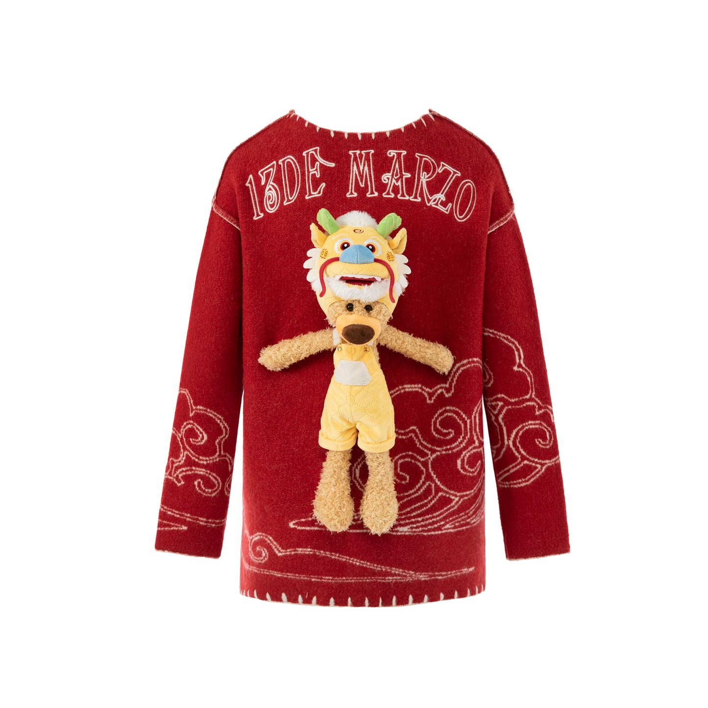 13DE MARZO Dragon Year Knit Cardigan - 13DE MARZO