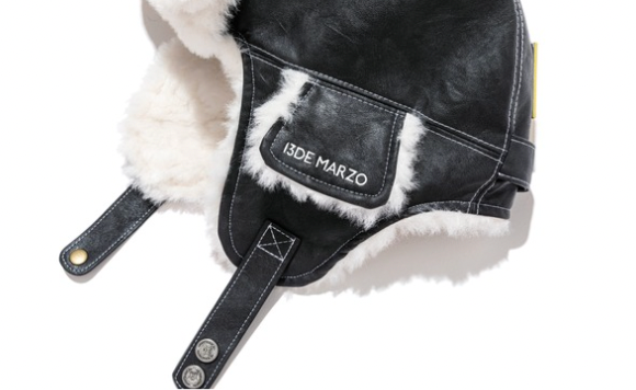 13DE MARZO Pilot Bear Vintage Hat Black - 13DE MARZO