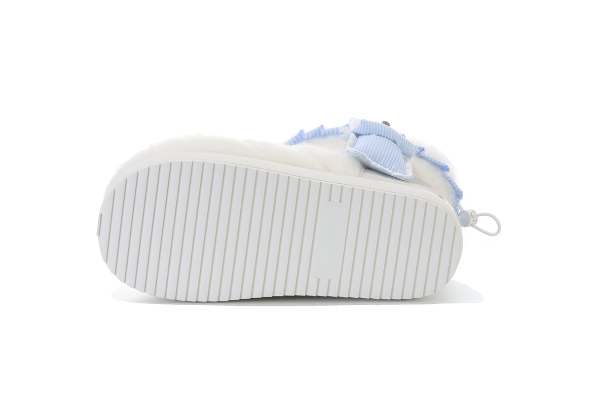 13DE MARZO Nighty Night Bear Snow Boots White