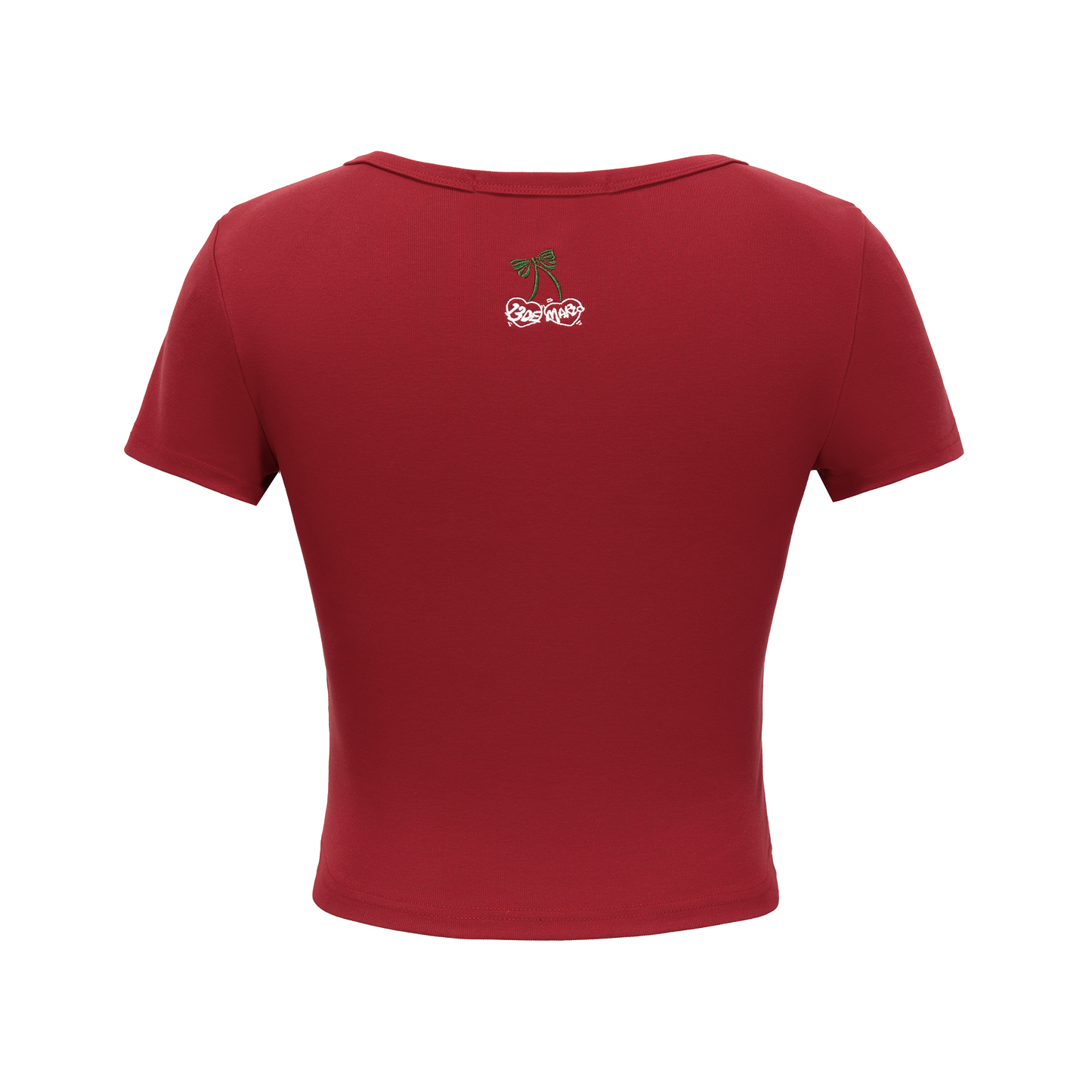 13DE MARZO Bear Cherry Bowknot Tee - 13DE MARZO