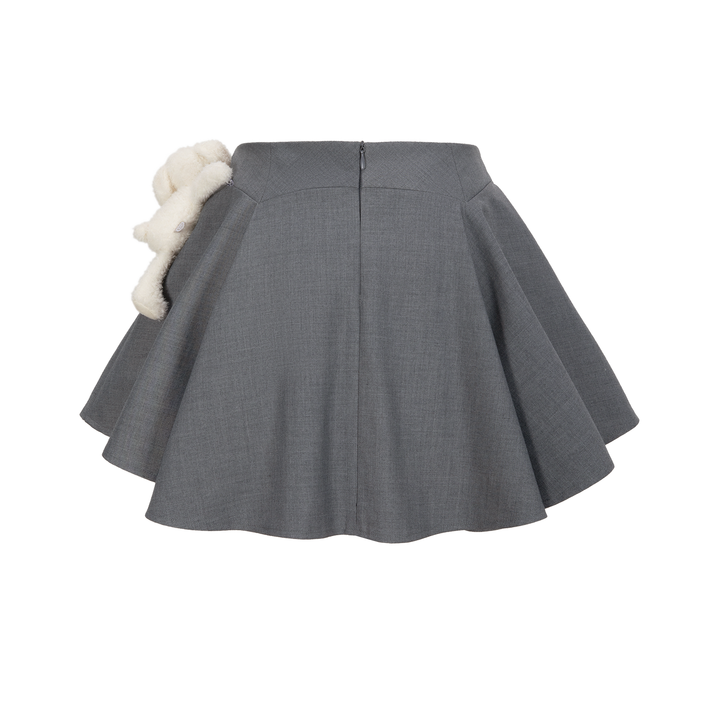 13DE MARZO Asymmetrical Pleated Cake Skort - 13DE MARZO