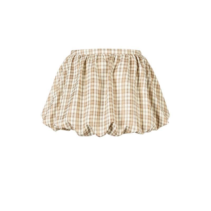 13DE MARZO Flattering A-Line Bloomer Skirt Khaki