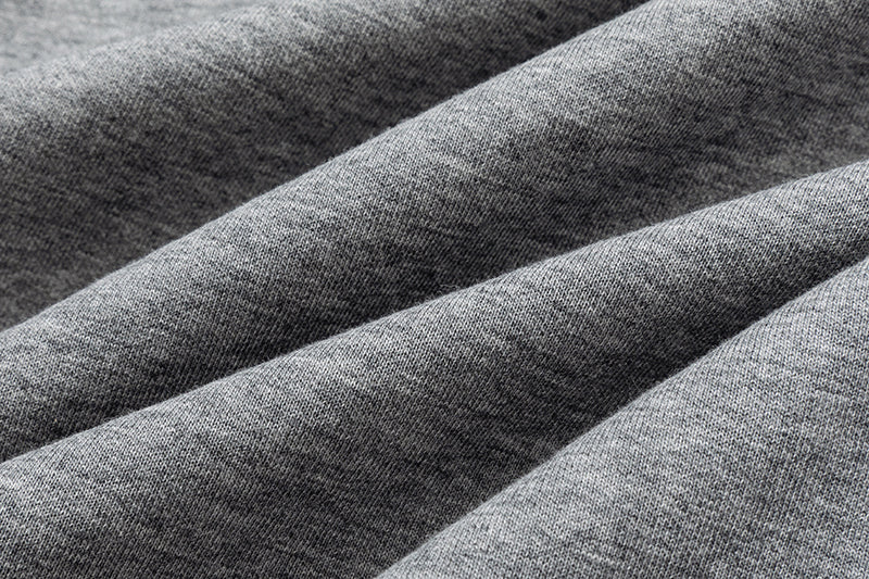 13DE MARZO Faux Rhinestones Fitted Polo Shirt Grey