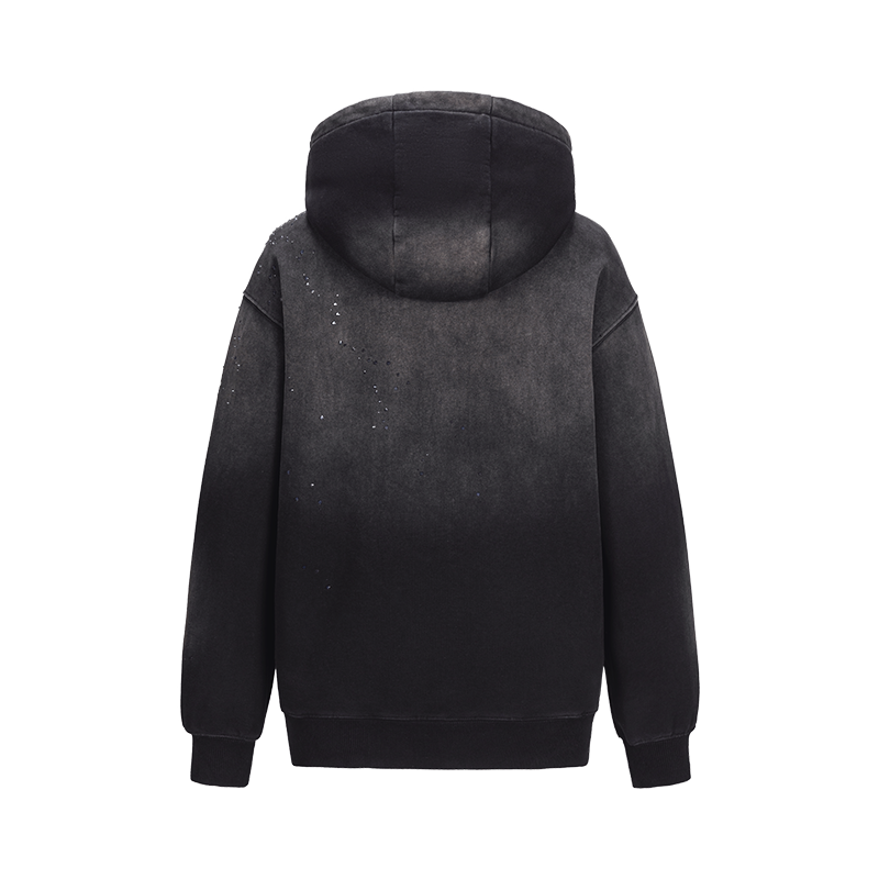 13DE MARZO Rainy Day Hoodie Black