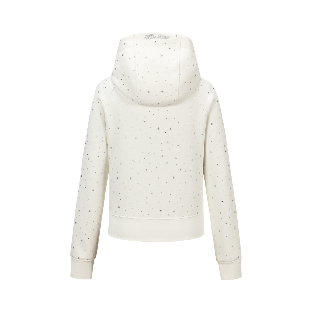 13DE MARZO Galaxy Spark Slim Fit Hoodie Beige