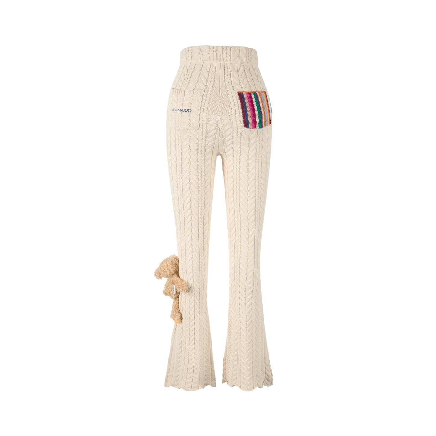 13DE MARZO Bear Traditional Weave Knit Pants - 13DE MARZO