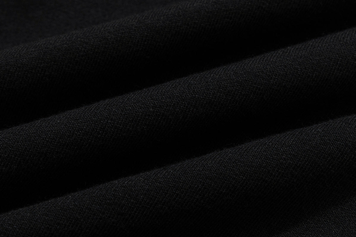 13DE MARZO Doozoo Fur Collar Hoodie Black