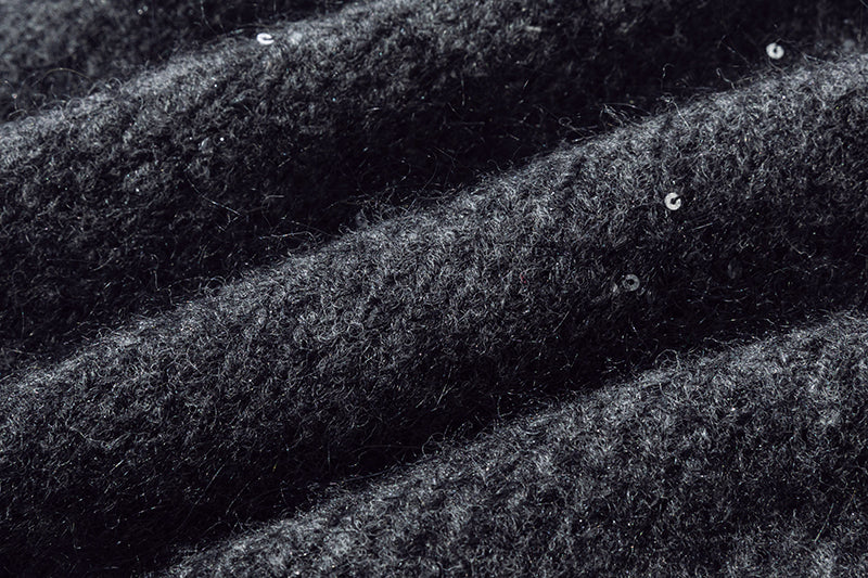 13DE MARZO Bear Sparkle Beanie Dark Grey