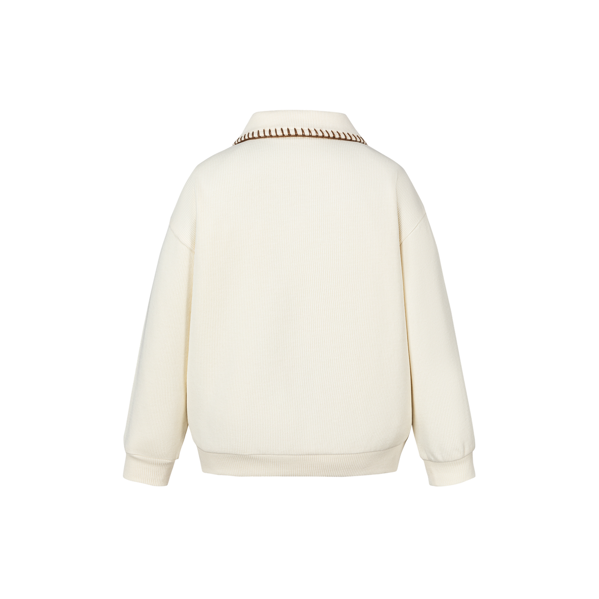 13DE MARZO BabyBear Polo Sweatshirt Beige