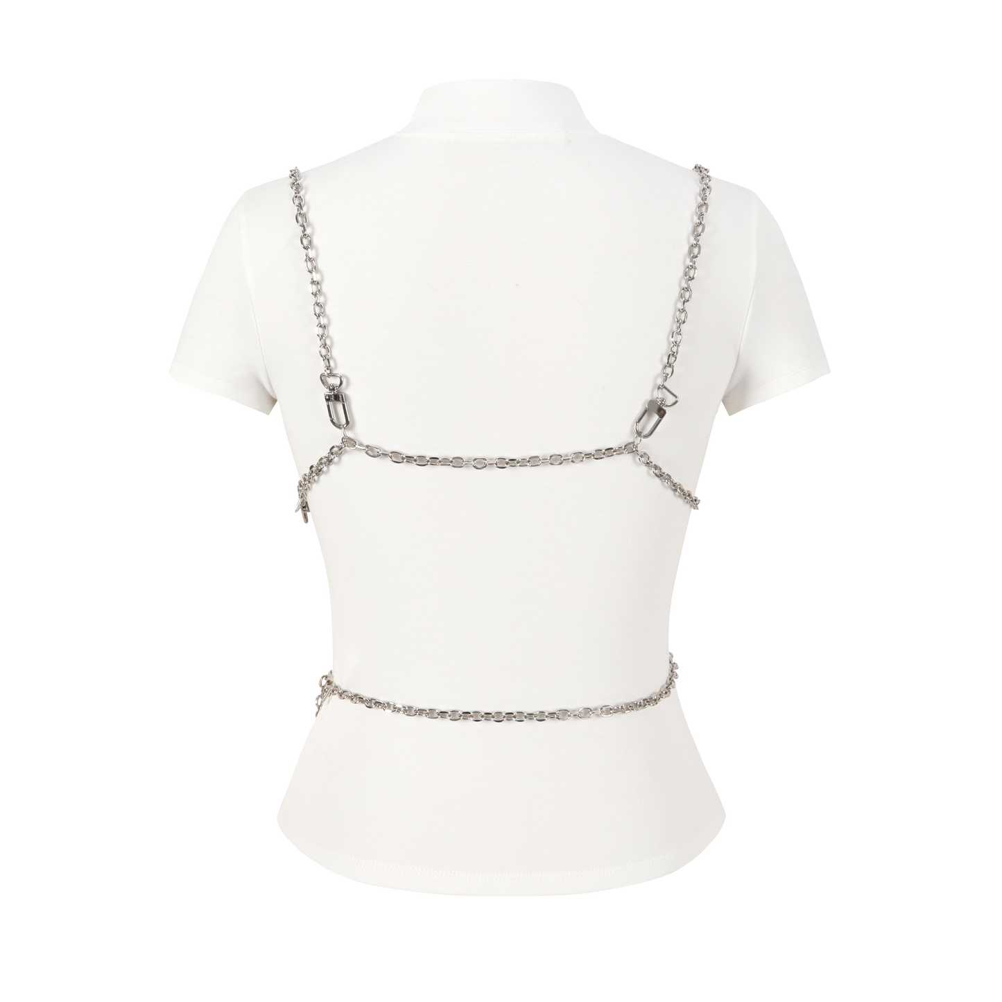 13DE MARZO Logo Shape Denim Chain Set Top - 13DE MARZO