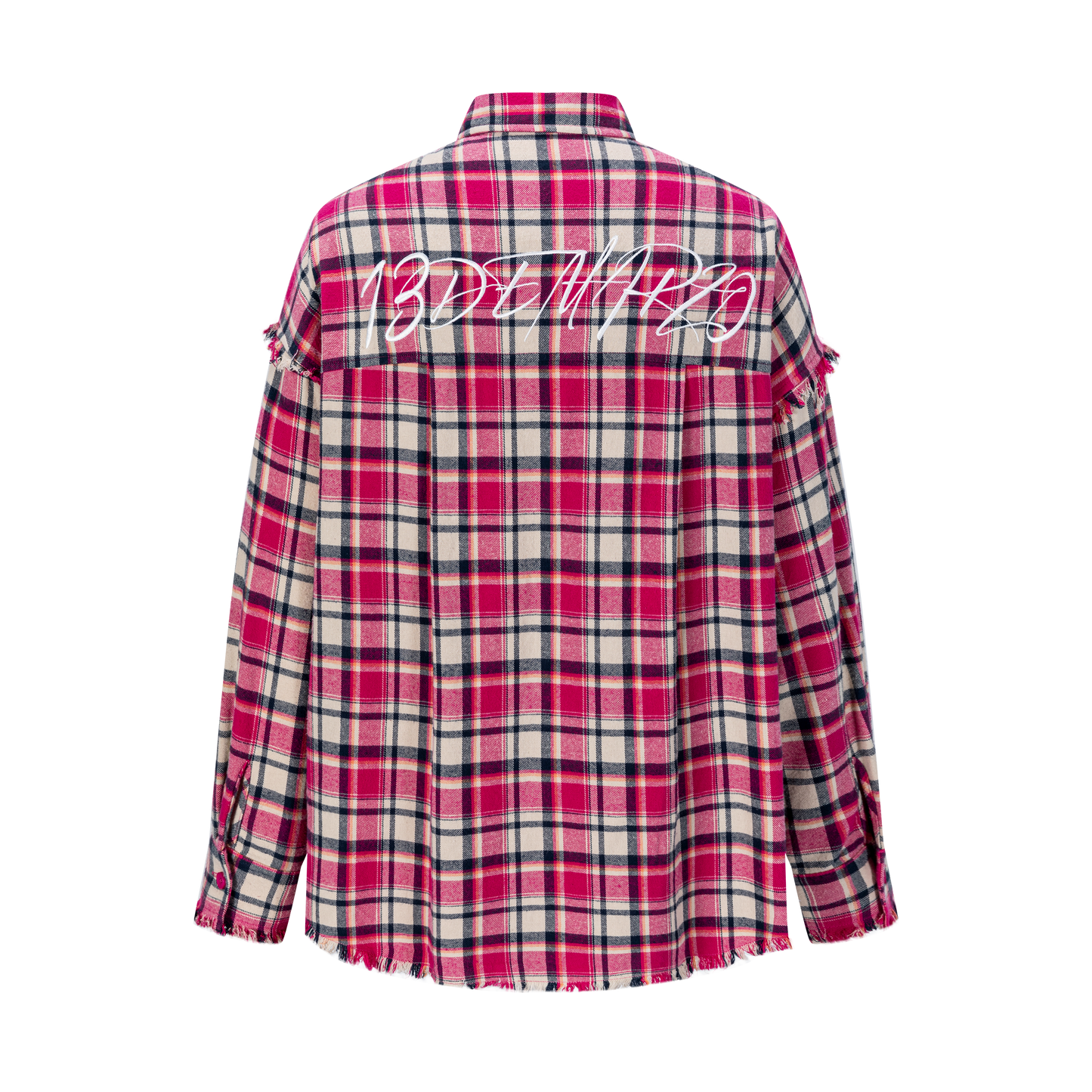 13DE MARZO Doozoo Casual Plaid Shirt - 13DE MARZO