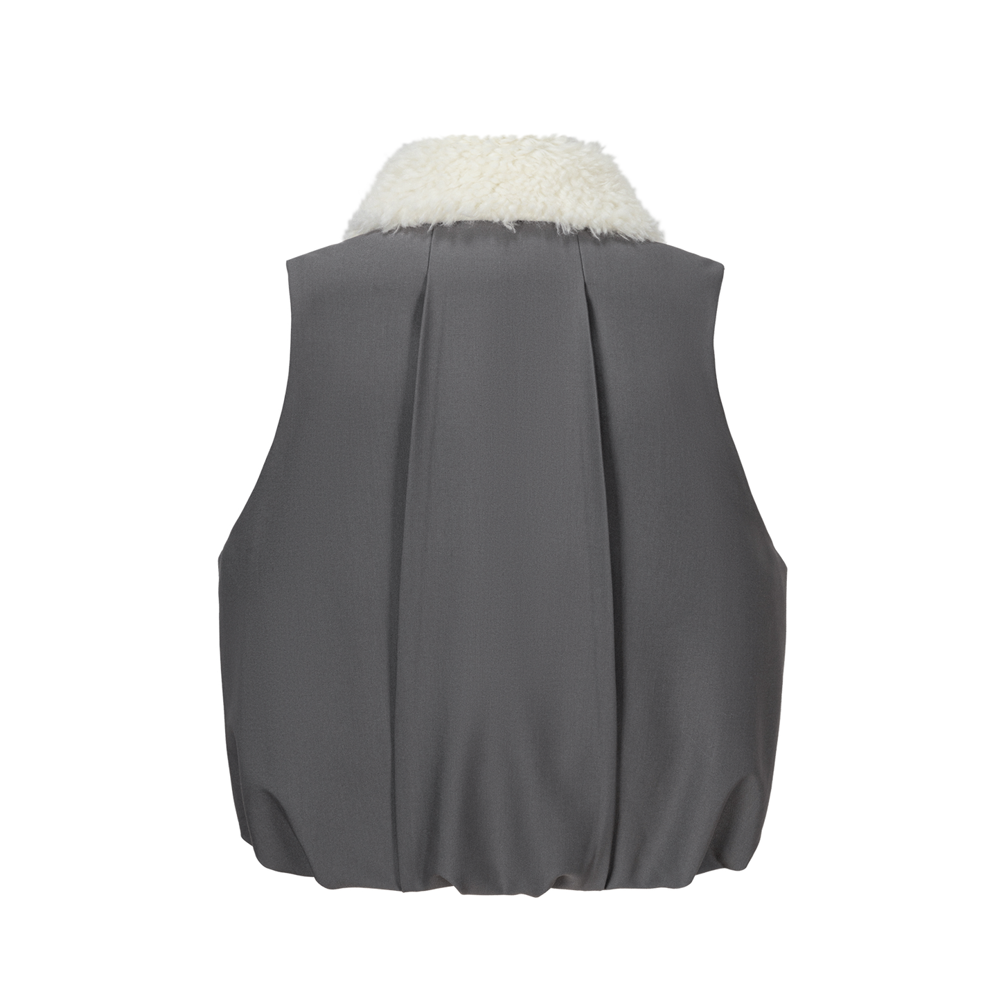 13DE MARZO Marzo Valley Duck Bear Down Vest Grey