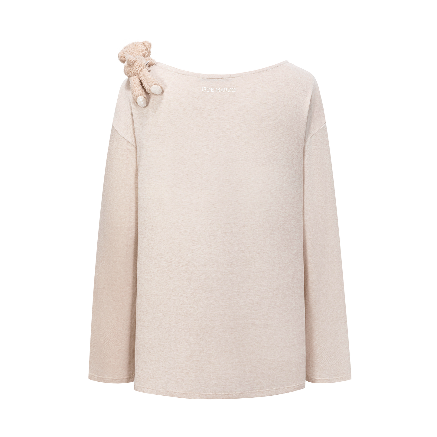 13DE MARZO Embellished Sheer Layering Top - 13DE MARZO