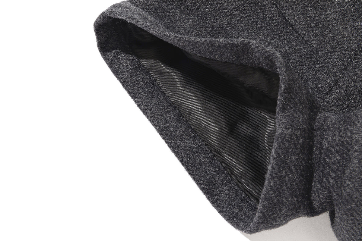 13DE MARZO BabyBear Star-Panel Wool Shorts Grey