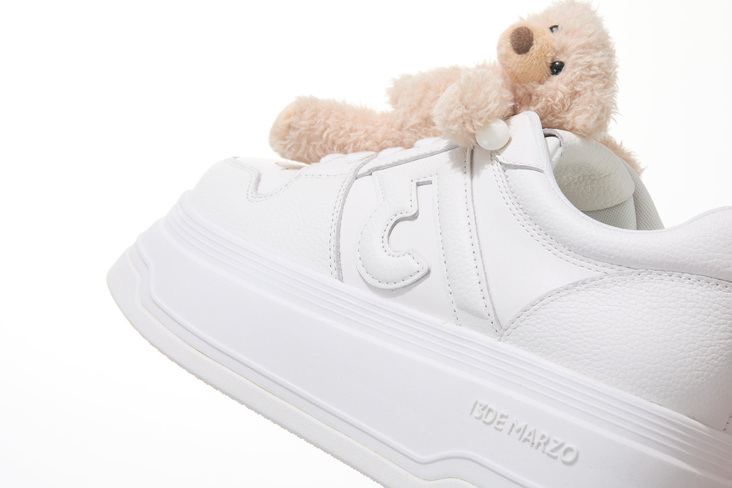 13DE MARZO Casual Platform Sneakers White