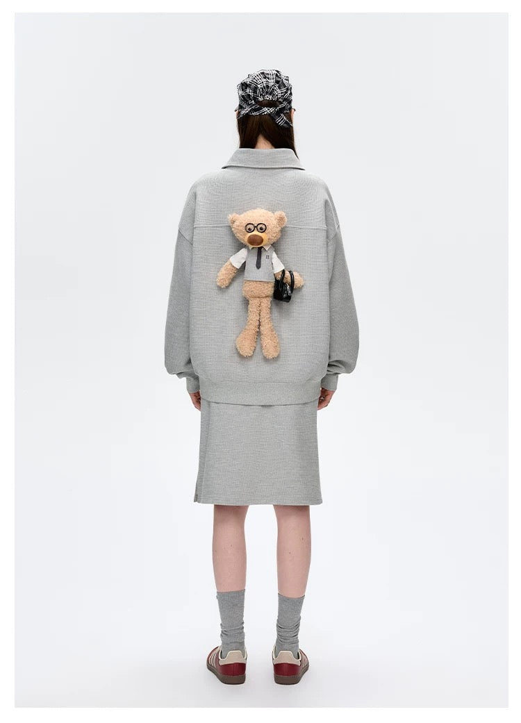 13DE MARZO Doozoo in Office Waffle Polo - 13DE MARZO