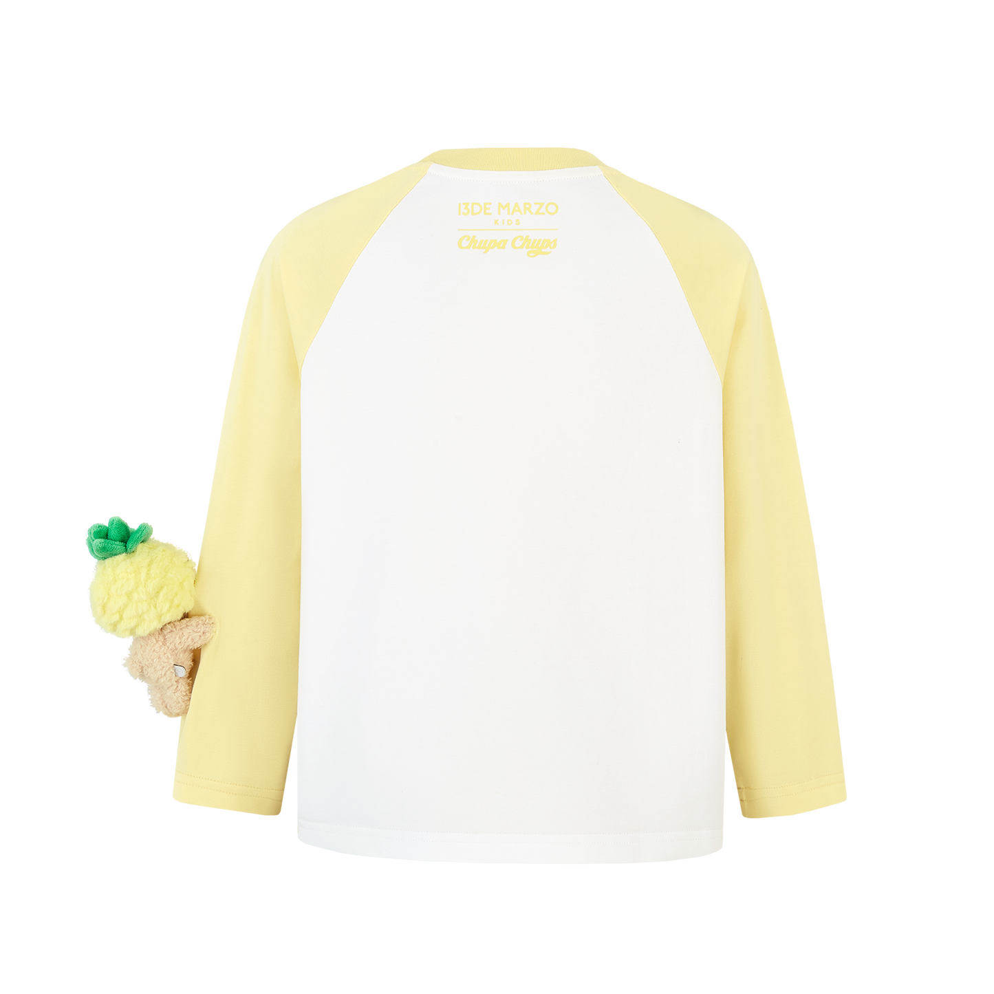 13DE MARZO BabyBear Lollipop Raglan Long Sleeve Yellow - 13DE MARZO