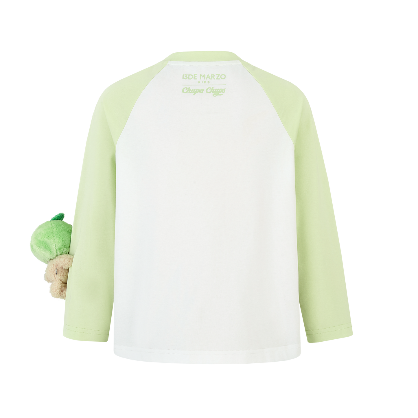 13DE MARZO BabyBear Lollipop Raglan Long Sleeve Green - 13DE MARZO
