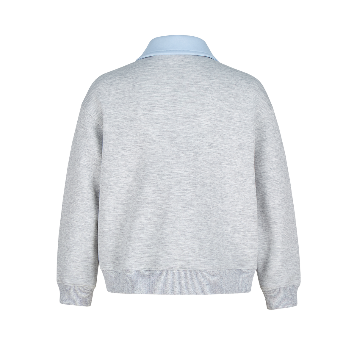 13DE MARZO Sled BabyBear Polo Collar Sweatshirt Grey
