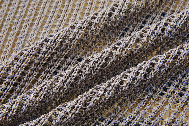 13DE MARZO Rebel Clown Bear Hollow Sweater Yellow