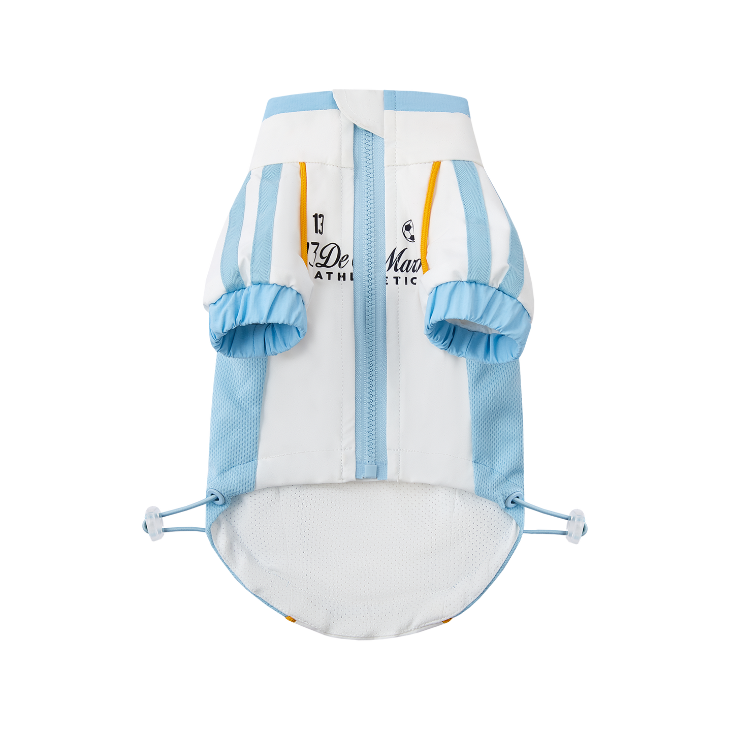 13DE MARZO Soccer Bear Pet Jersey Coat Blue