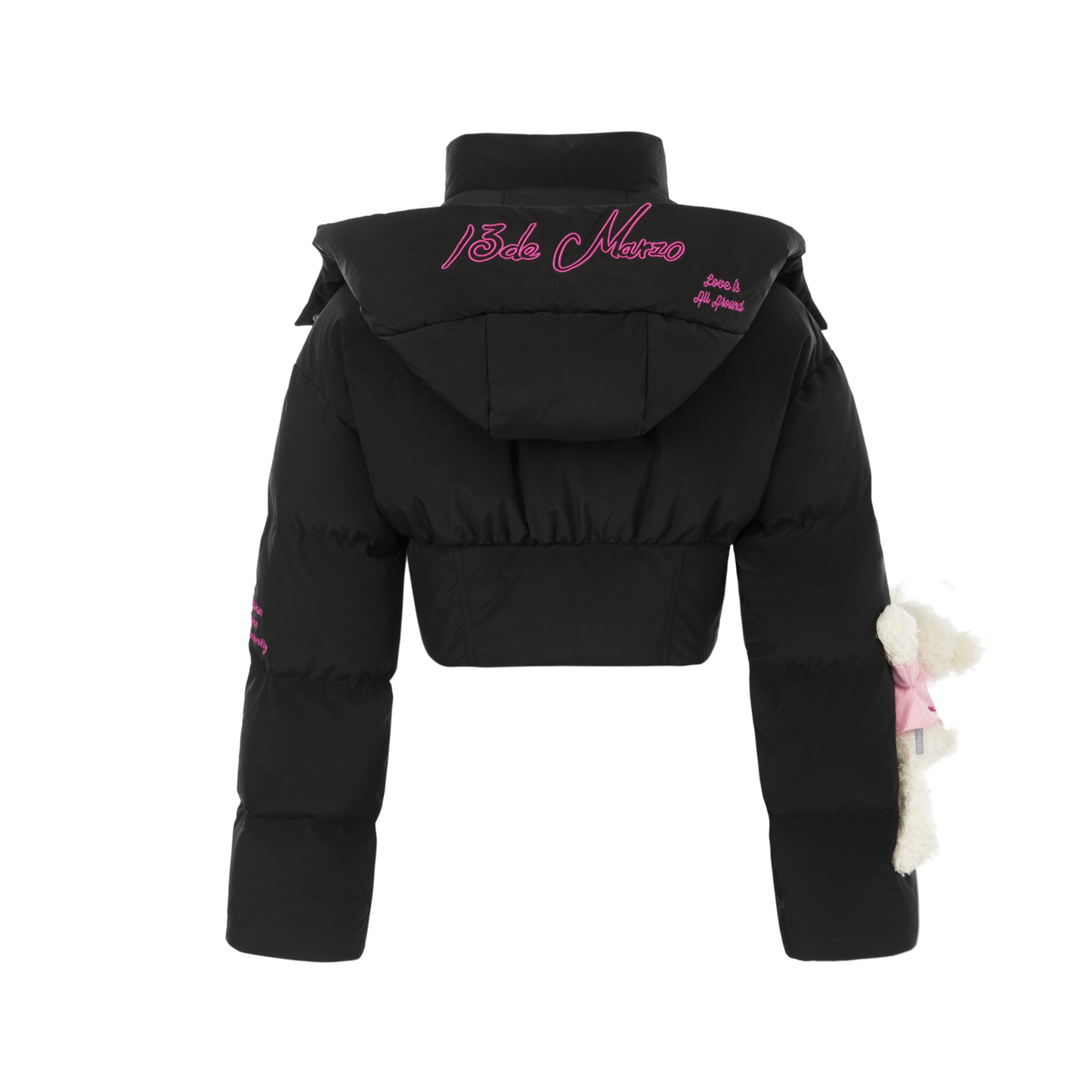 13DE MARZO Hello Kitty Bear Short Down Jacket - 13DE MARZO