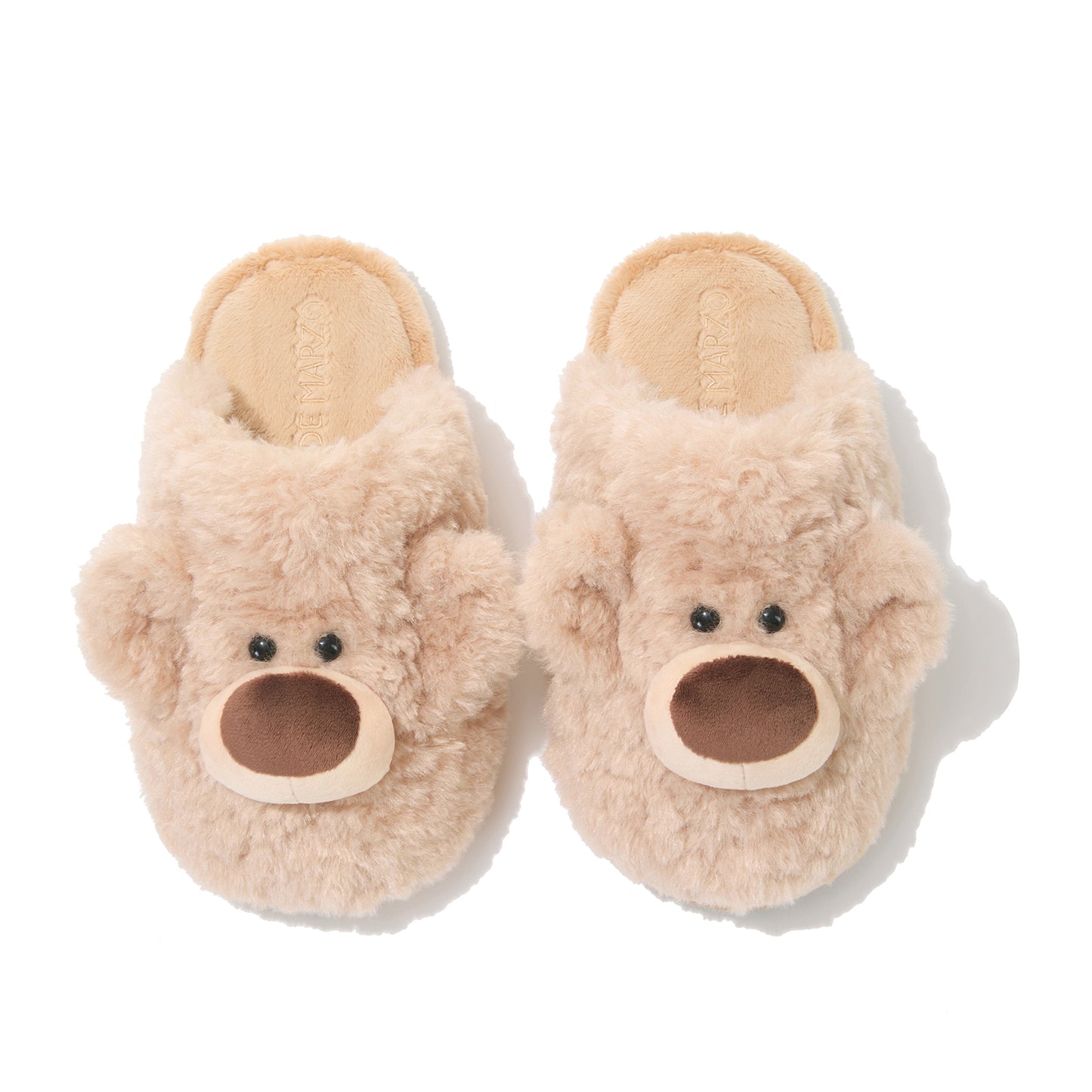 13DE MARZO Indoor Plush Slippers Khaki