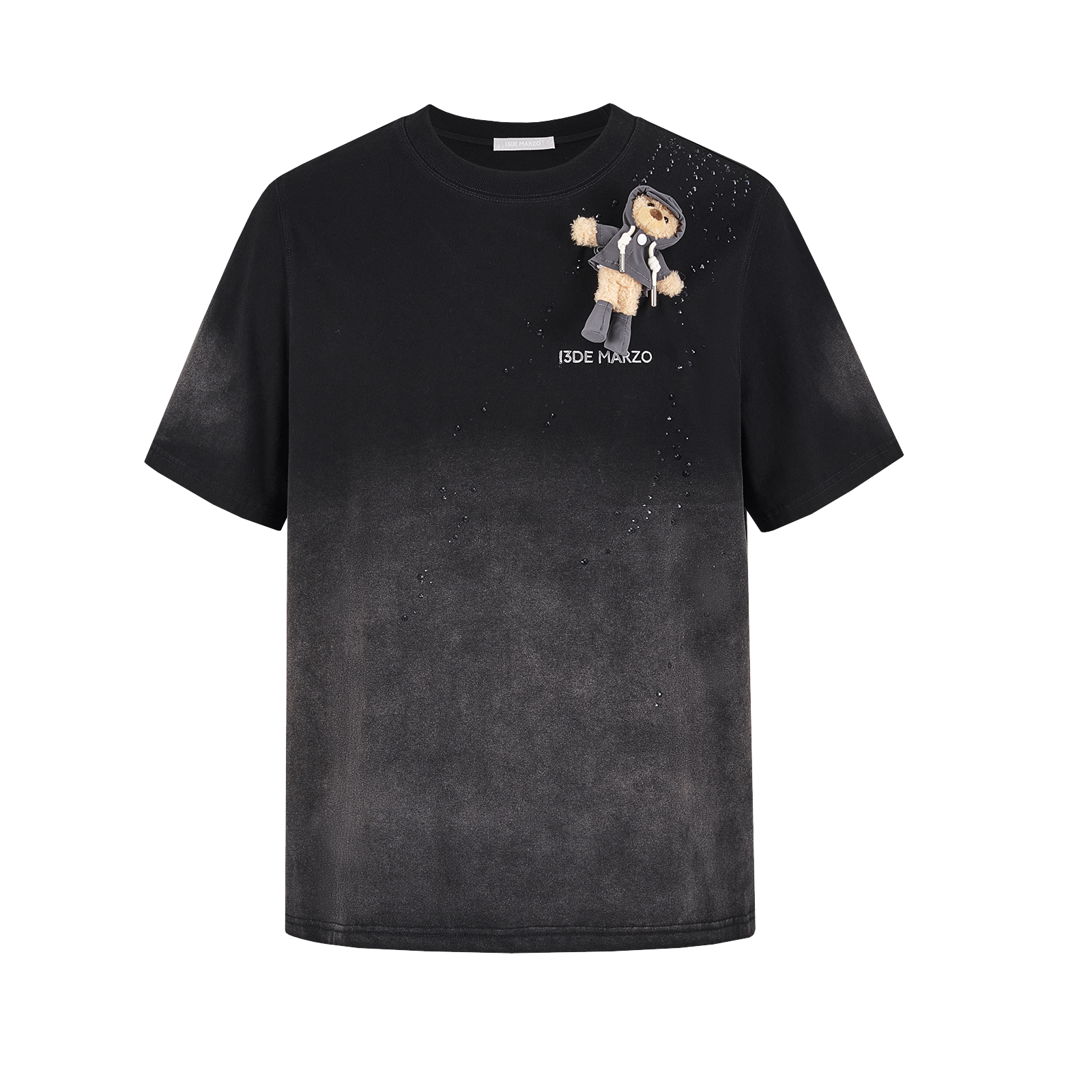 13DE MARZO｜Rainy Day T-shirt Black