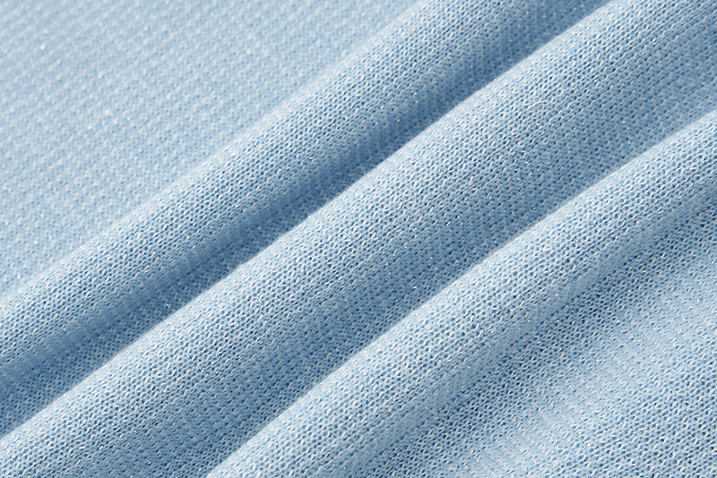 13DE MARZO Sparkle Pearl Chain Cardigan Blue