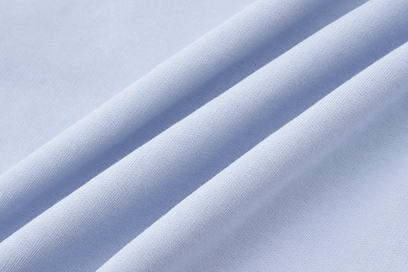 13DE MARZO Tapered Waist Bear Zip Hoodie Blue