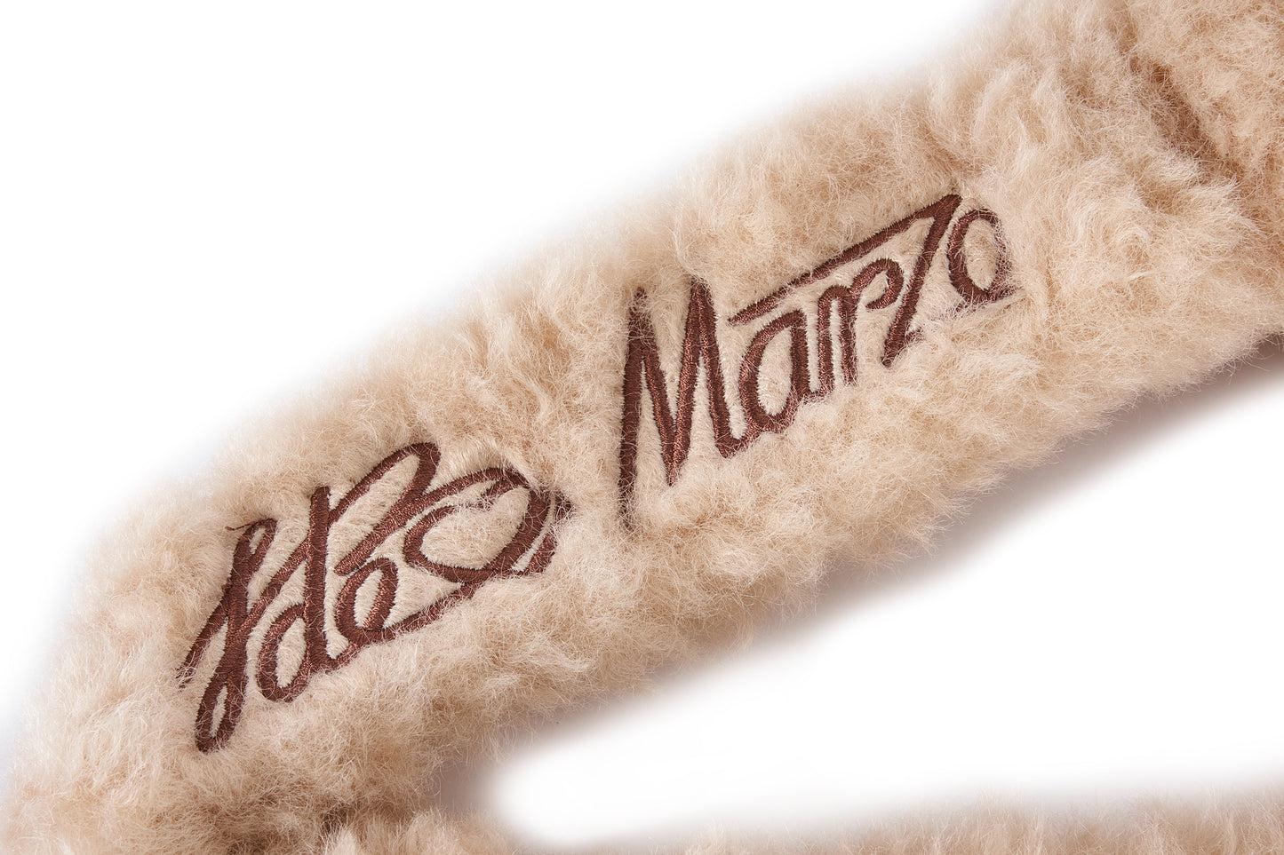 13DE MARZO Bear Fuzzy Ear Warmer Khaki