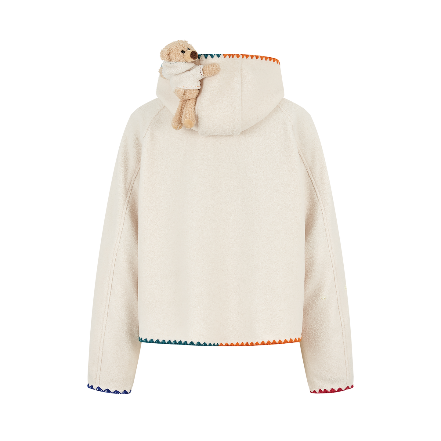 13DE MARZO Marzo Valley Fleece Jacket White
