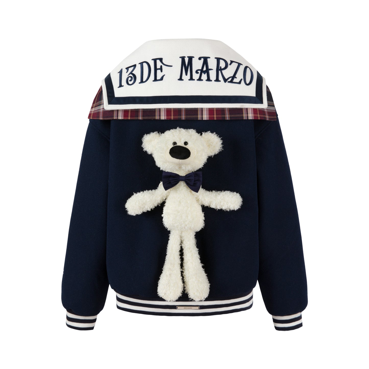 13DE MARZO Sailor Collar Padded Coat - 13DE MARZO