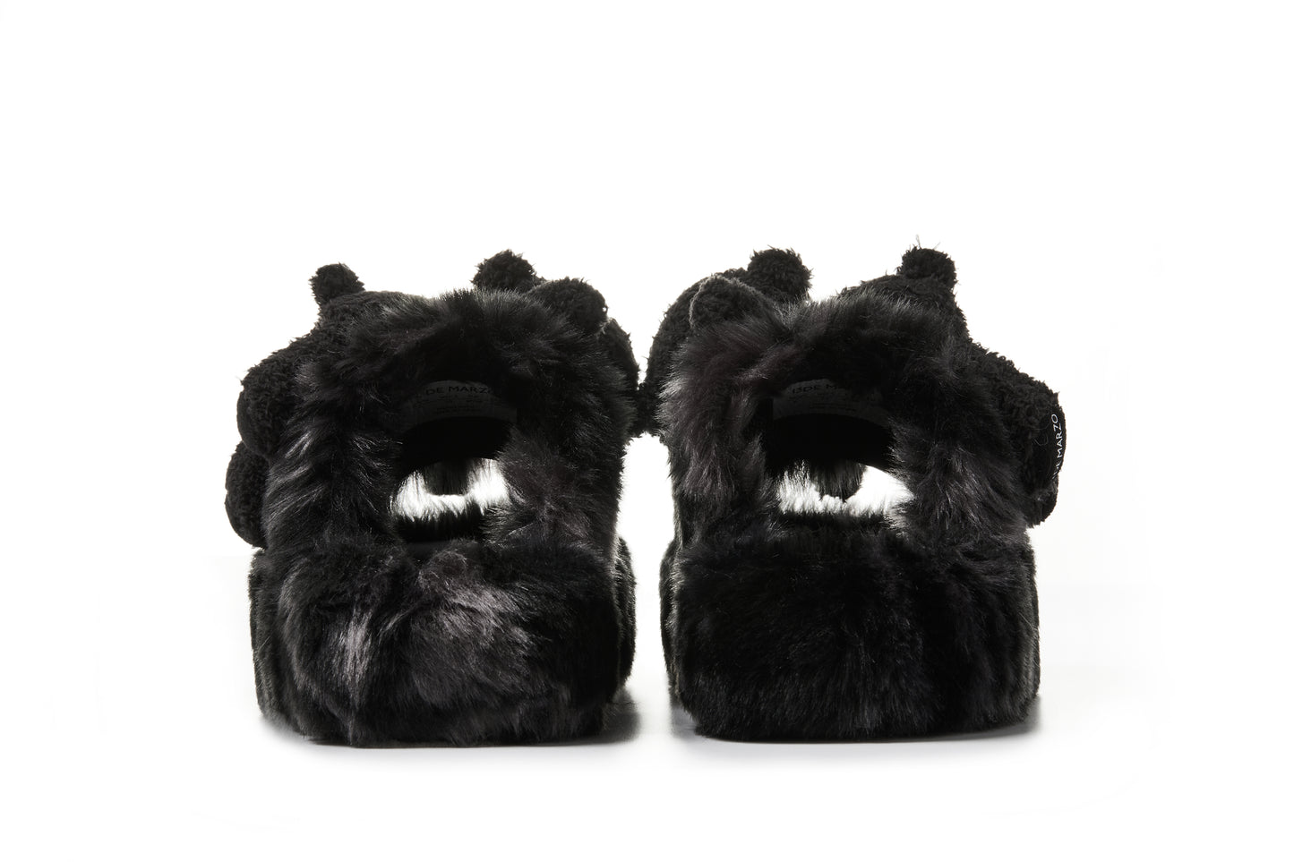 13DE MARZO Logo Furry Plush Slipper - 13DE MARZO