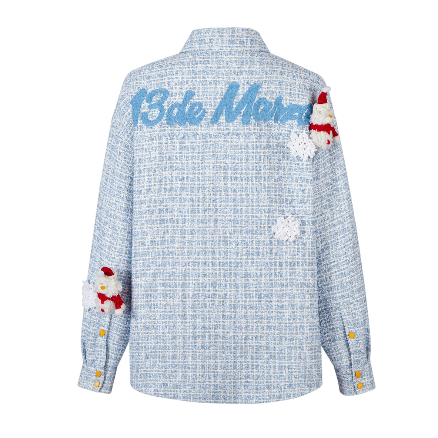 13DE MARZO Christmas Snowman Bear Shirt Coat - 13DE MARZO