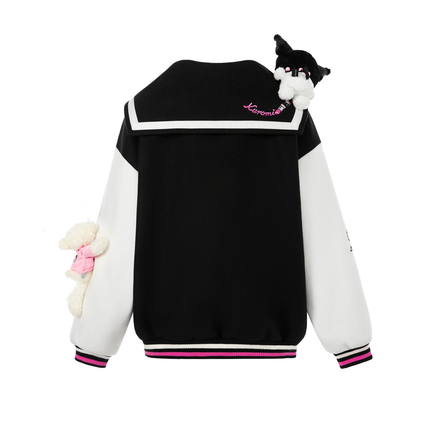 13DE MARZO Kuromi Bear Sailor Baseball Varsity Jacket - 13DE MARZO