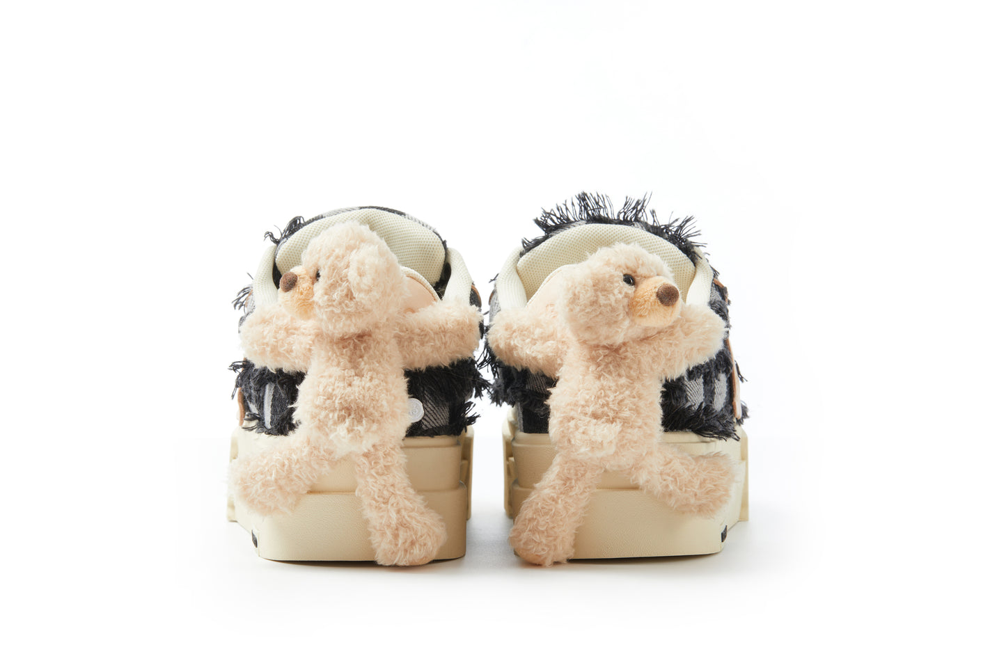 13DE MARZO Bear Denim Badge Sneakers - 13DE MARZO