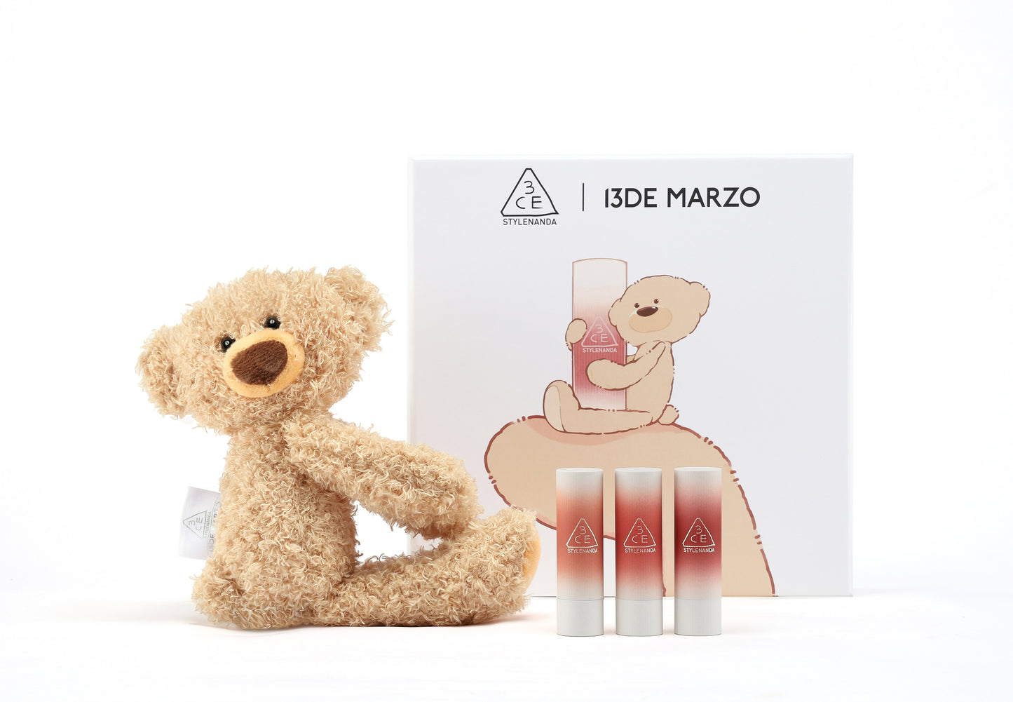 13DE MARZO 3CE Cashmere Hug Lipstick Set - 13DE MARZO