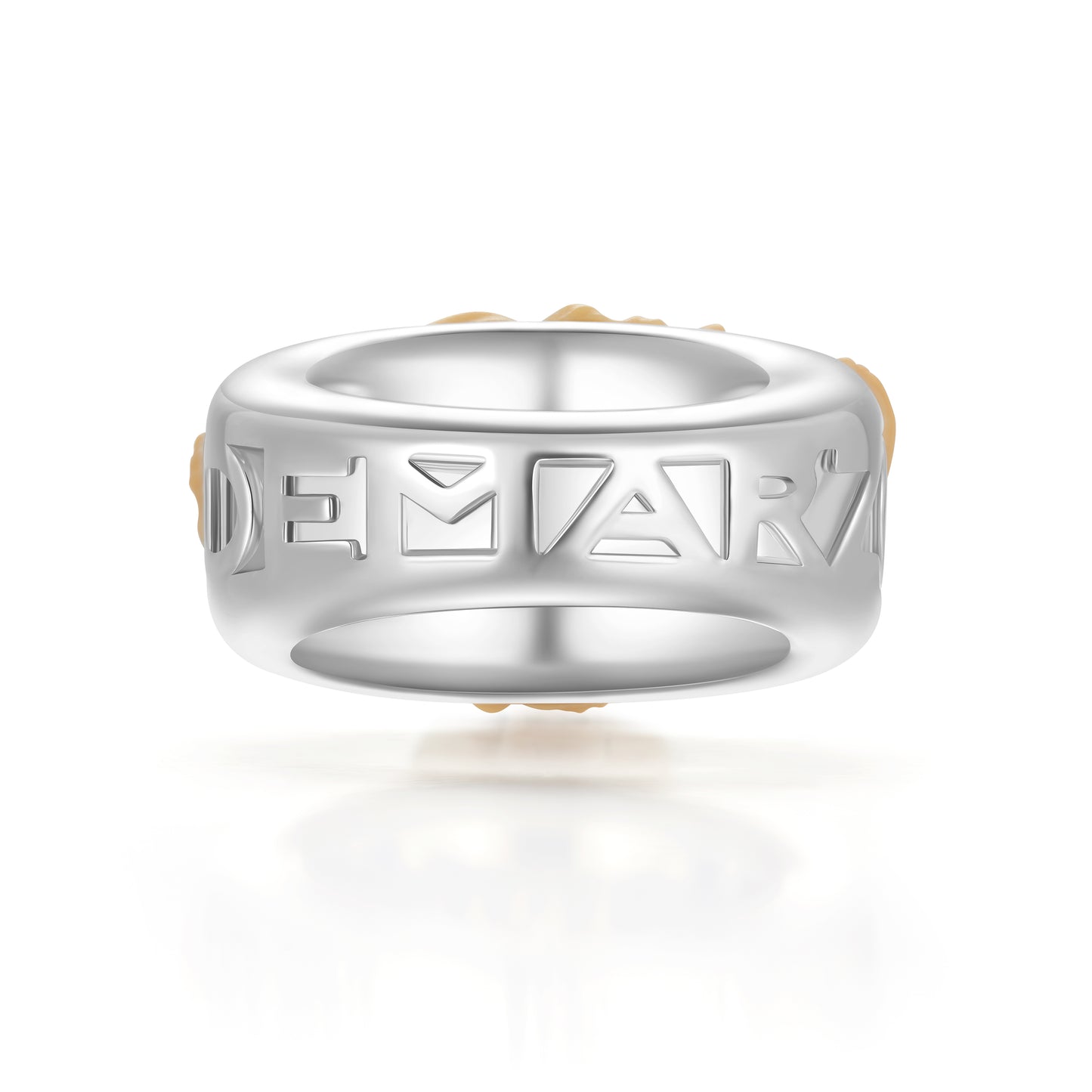 13DE MARZO Bear Logo Ring - 13DE MARZO