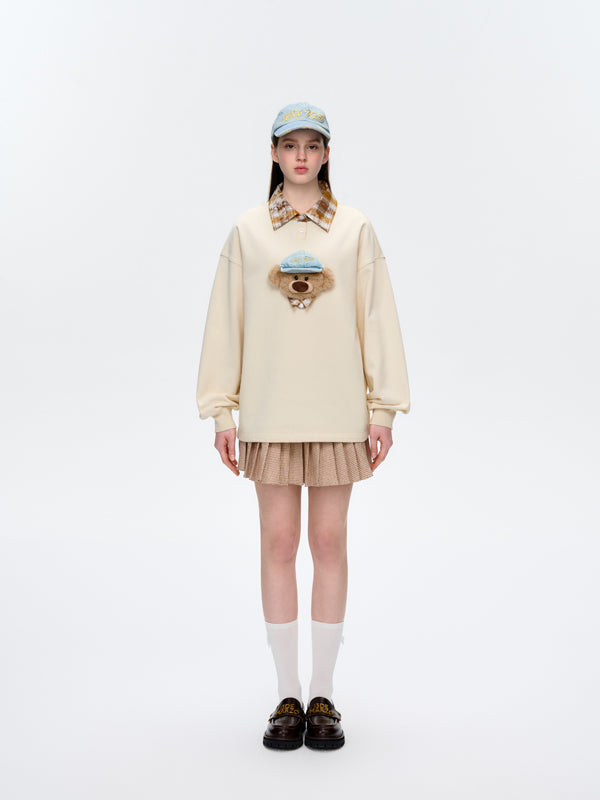 13DE MARZO Real Cap Bear Sweater - 13DE MARZO