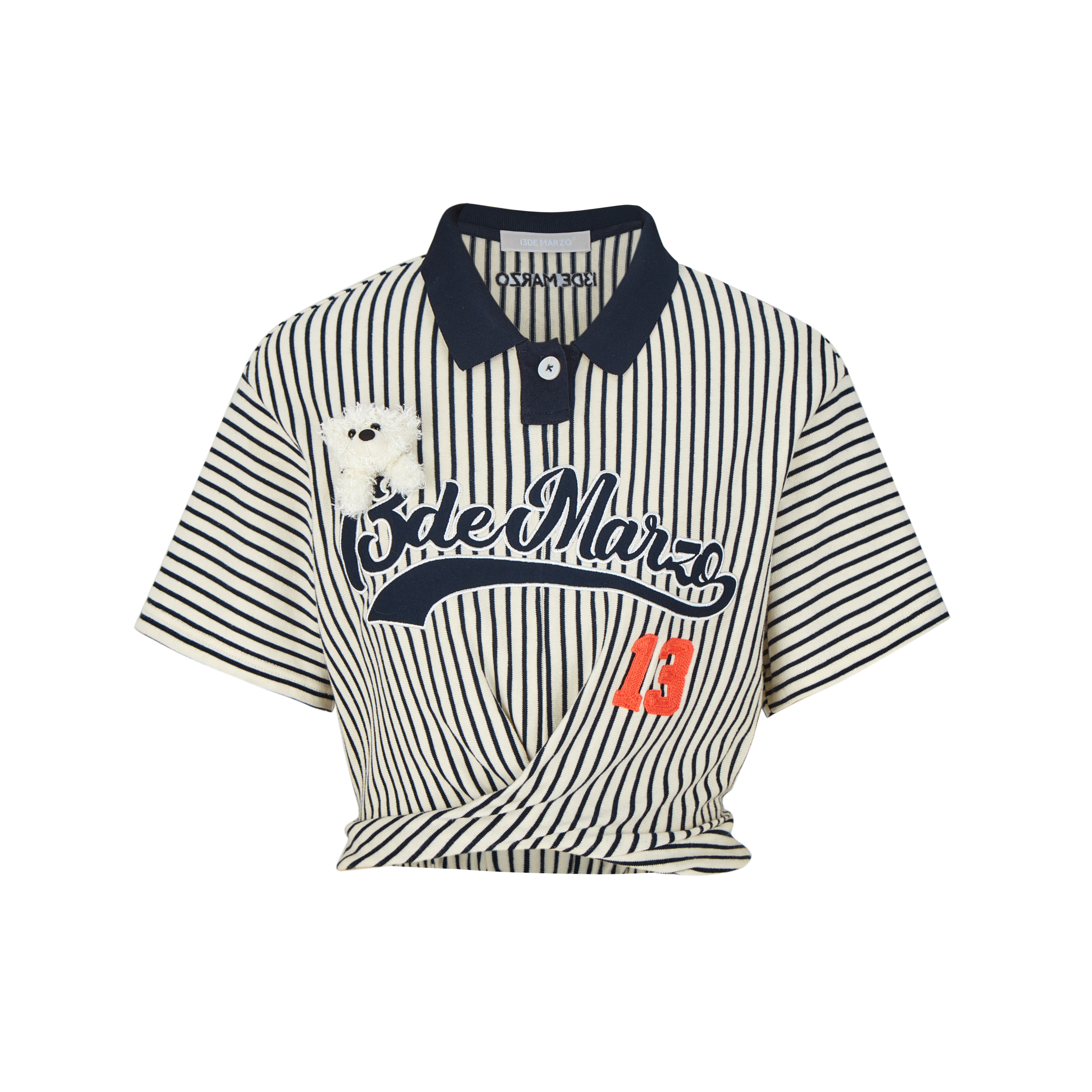 13DE MARZO Cross Bottom Baseball Top | 13DE MARZO 13DE MARZO Cross Bottom Baseball Top | 13DE MARZO