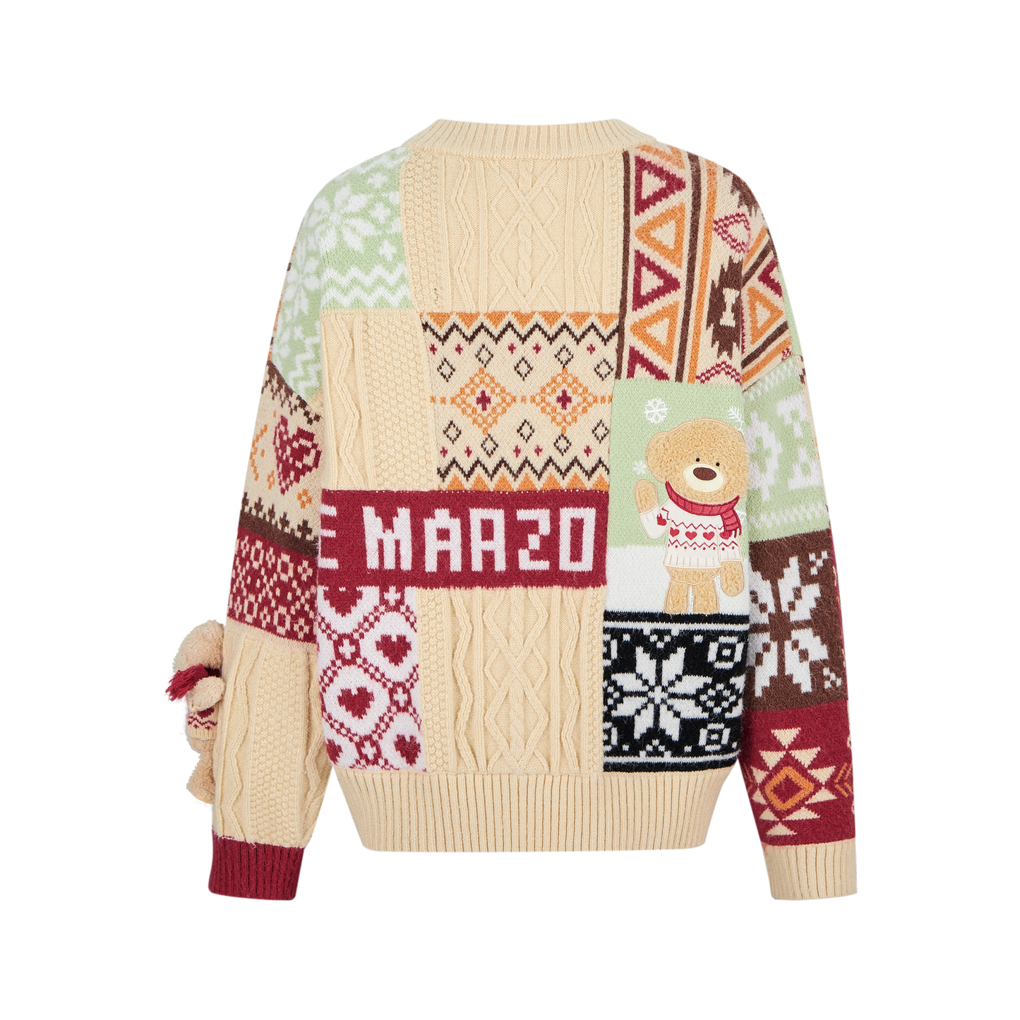 13DE MARZO Vintage Pattern Sweater - 13DE MARZO
