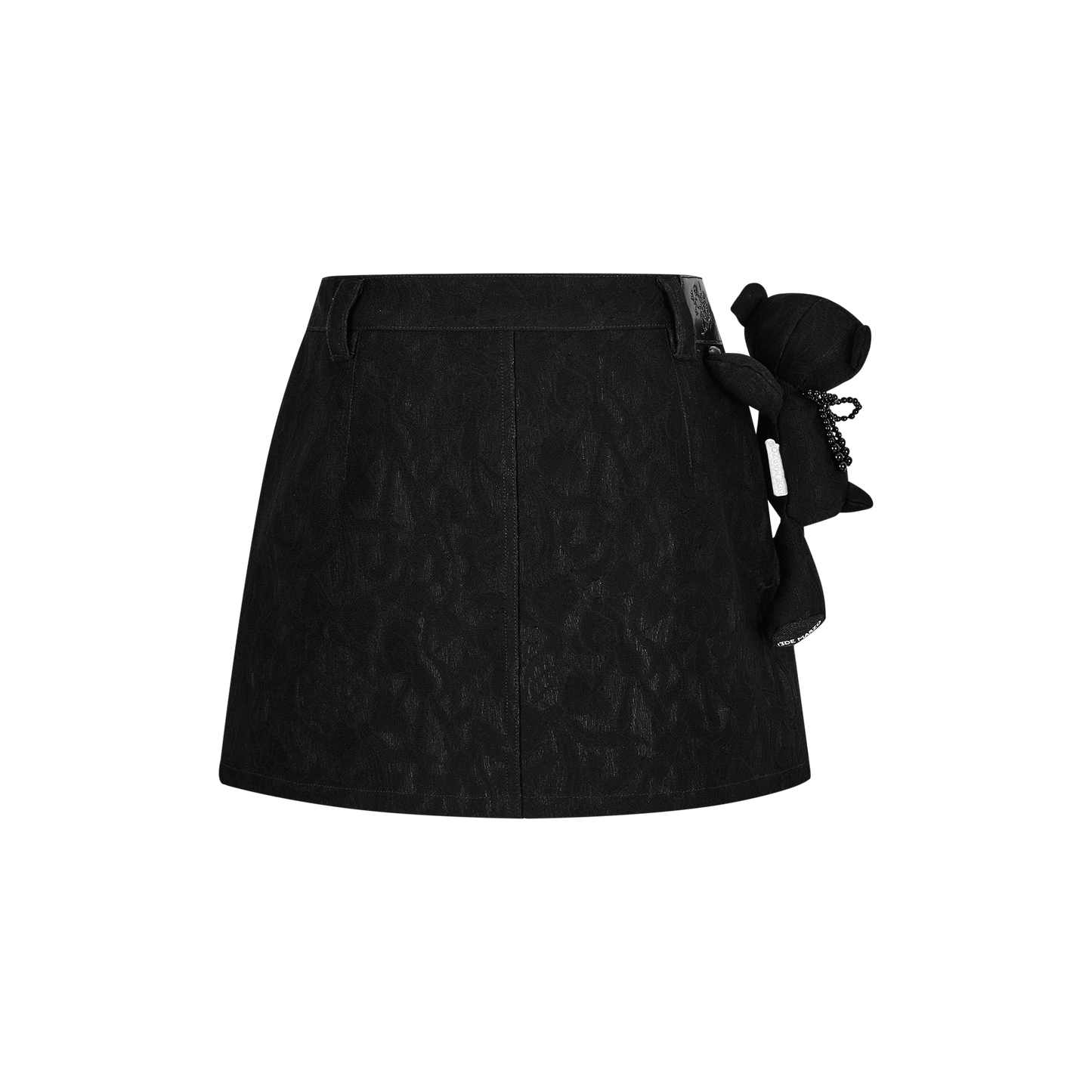 13DE MARZO Bear Lacy Denim Skirt - 13DE MARZO