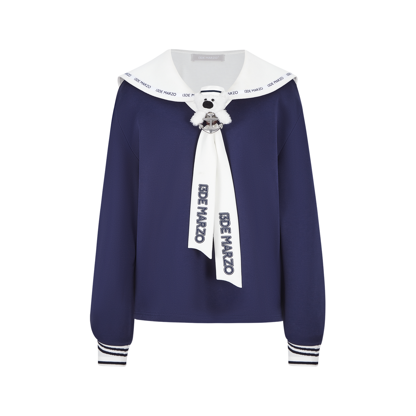 13DE MARZO Sailor Collar Long Sleeve - 13DE MARZO