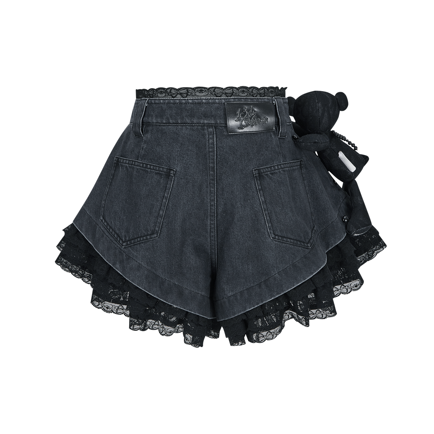 13DE MARZO Bear Lacy Hot Shorts - 13DE MARZO