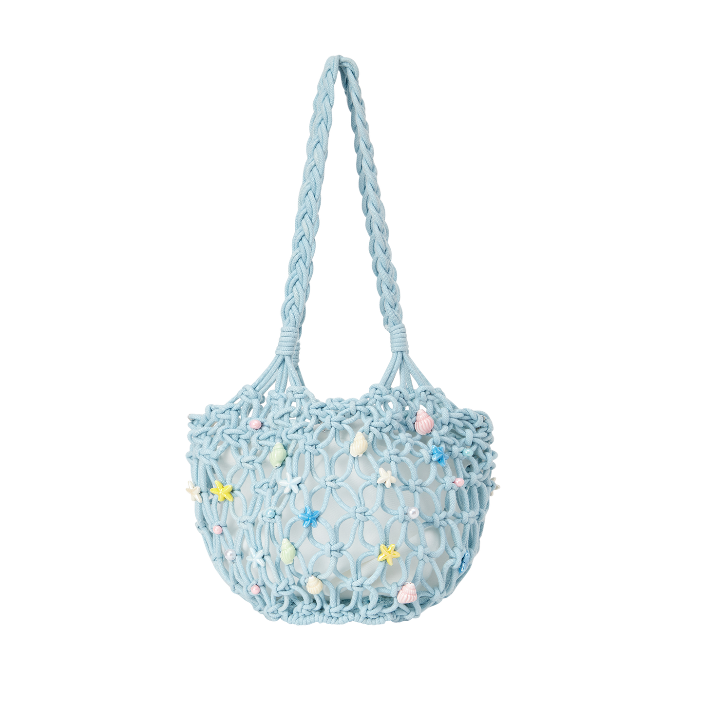 13DE MARZO Island Style Shells Knitted Bag - 13DE MARZO