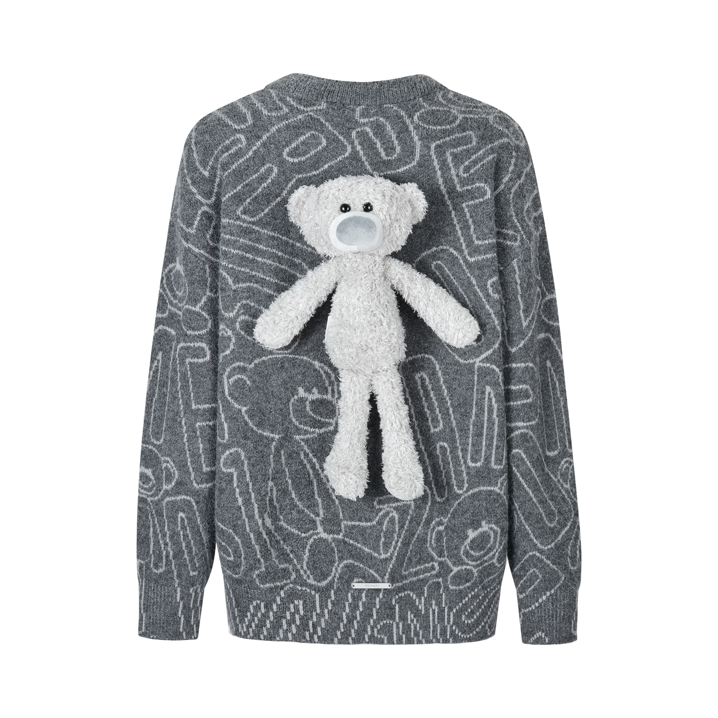 13DE MARZO Bear Logo Sketch Jumper - 13DE MARZO
