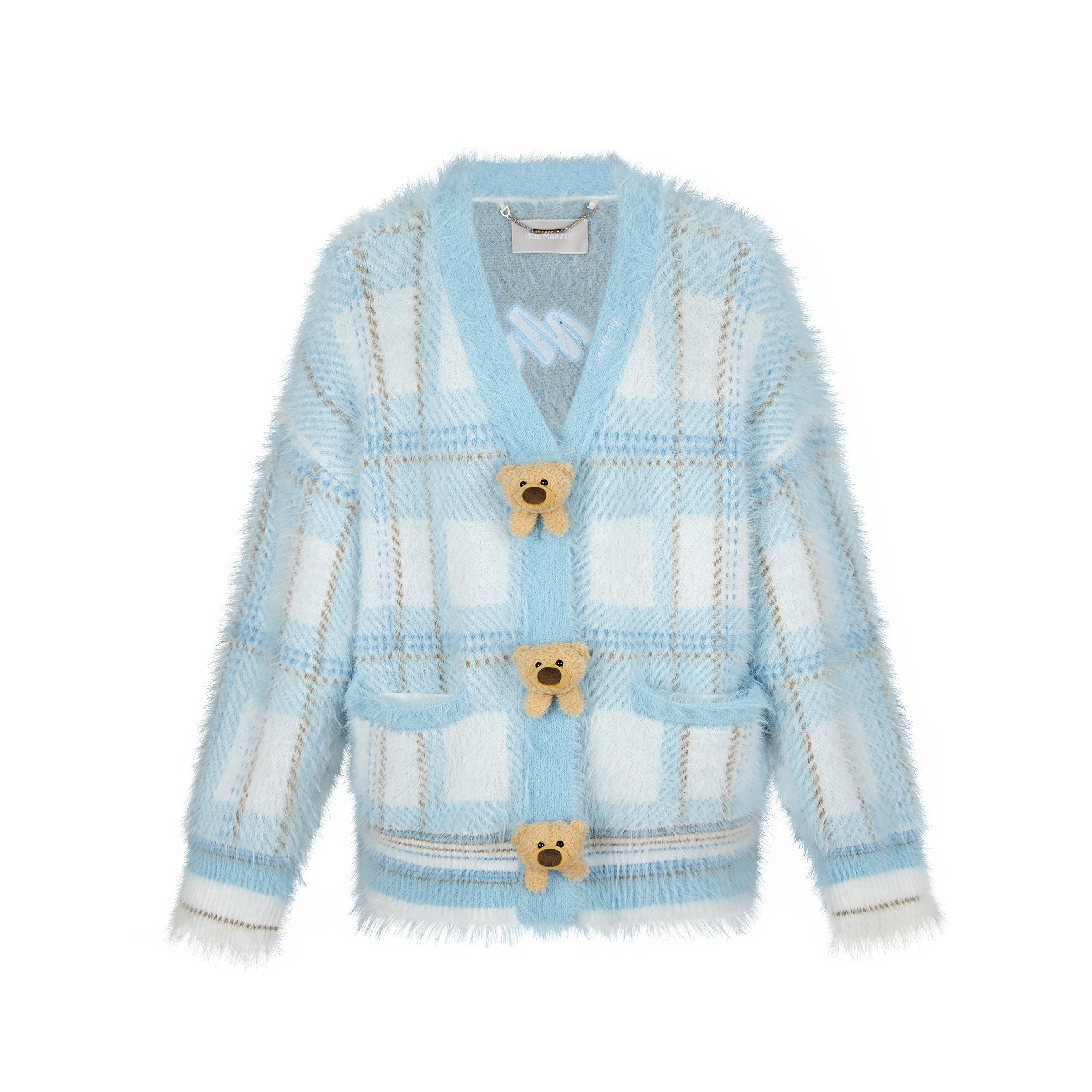 13DE MARZO Bear Button Hood Cardigan 正規品 13DE MARZO Bear Button Hood Cardigan 正規品